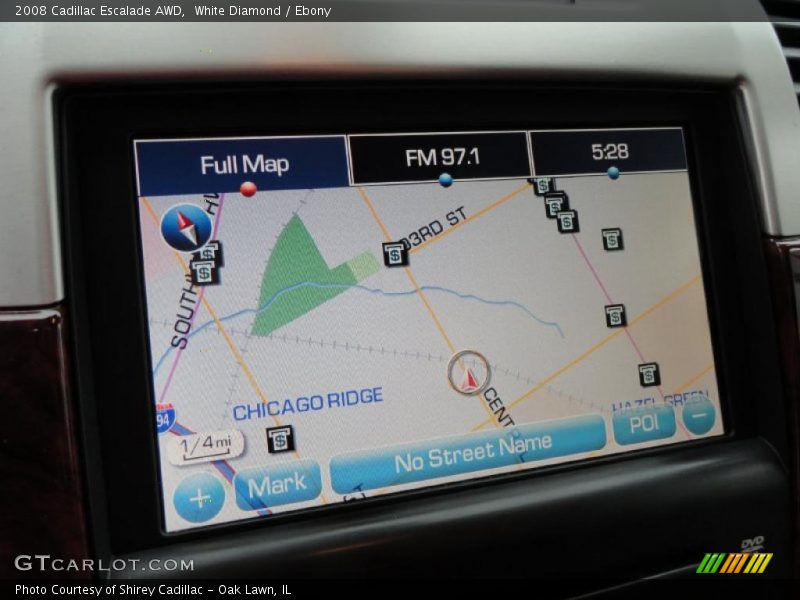 White Diamond / Ebony 2008 Cadillac Escalade AWD