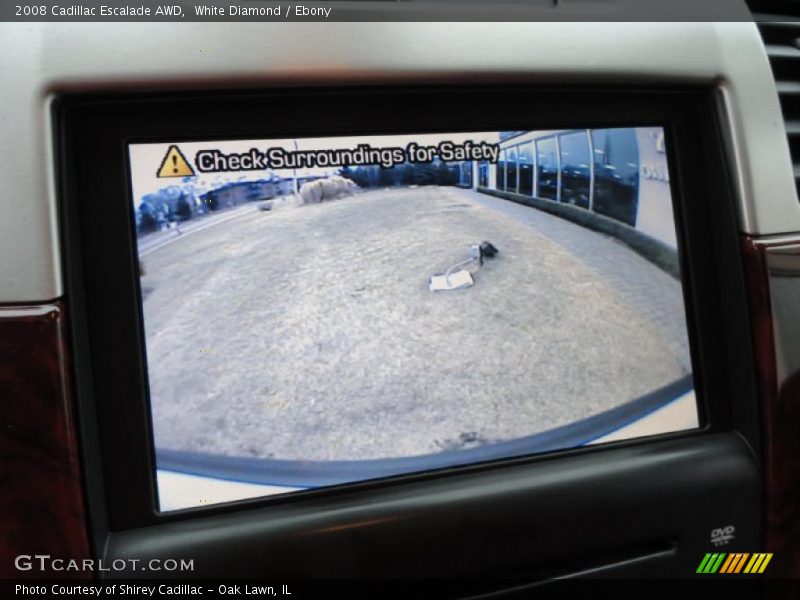 White Diamond / Ebony 2008 Cadillac Escalade AWD