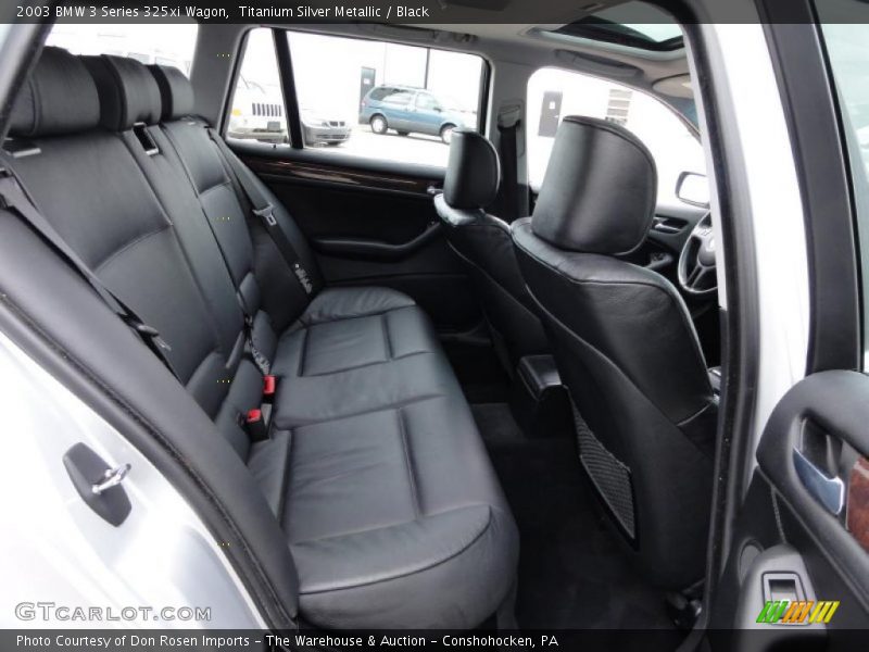  2003 3 Series 325xi Wagon Black Interior