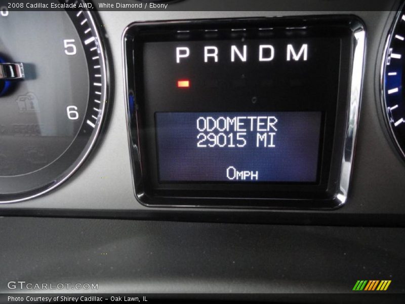 White Diamond / Ebony 2008 Cadillac Escalade AWD
