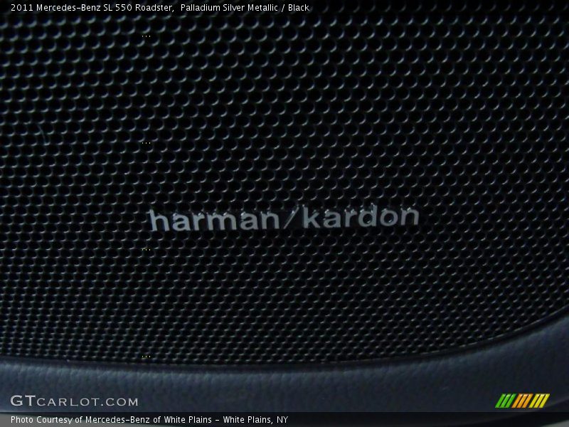 Palladium Silver Metallic / Black 2011 Mercedes-Benz SL 550 Roadster