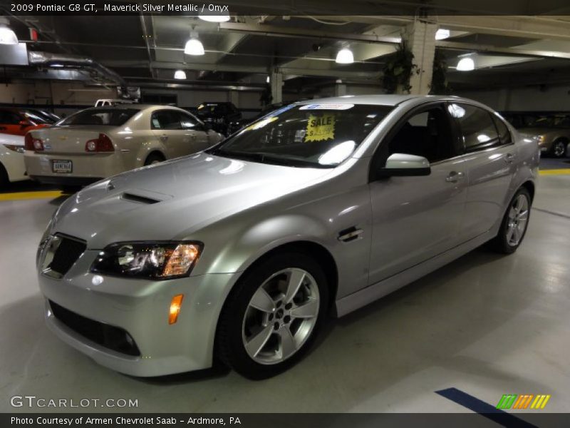 Maverick Silver Metallic / Onyx 2009 Pontiac G8 GT