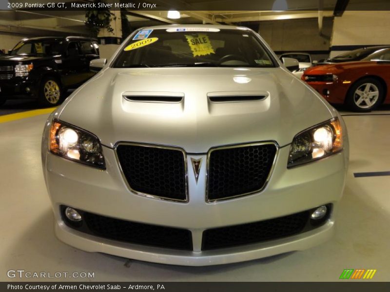 Maverick Silver Metallic / Onyx 2009 Pontiac G8 GT