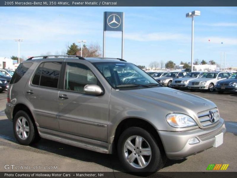 Pewter Metallic / Charcoal 2005 Mercedes-Benz ML 350 4Matic