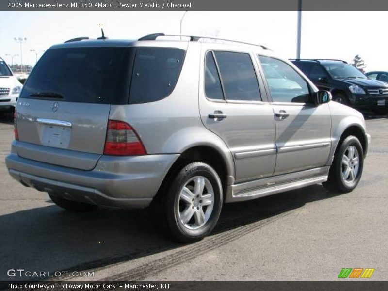 Pewter Metallic / Charcoal 2005 Mercedes-Benz ML 350 4Matic