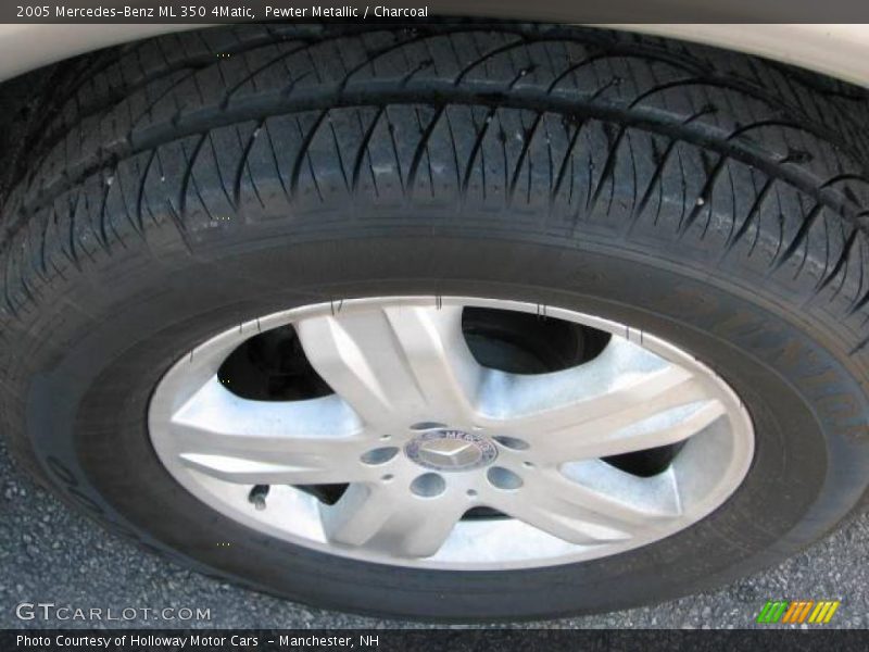Pewter Metallic / Charcoal 2005 Mercedes-Benz ML 350 4Matic