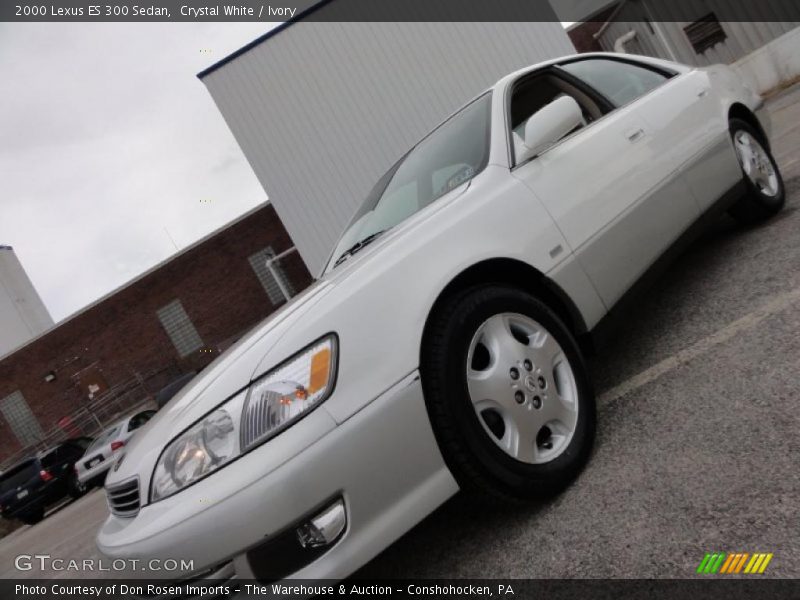 Crystal White / Ivory 2000 Lexus ES 300 Sedan