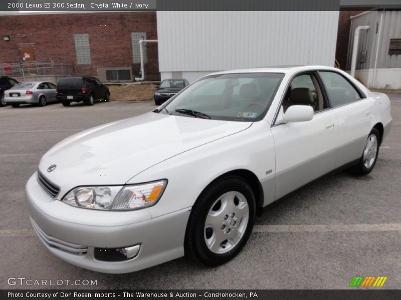 Crystal White / Ivory 2000 Lexus ES 300 Sedan