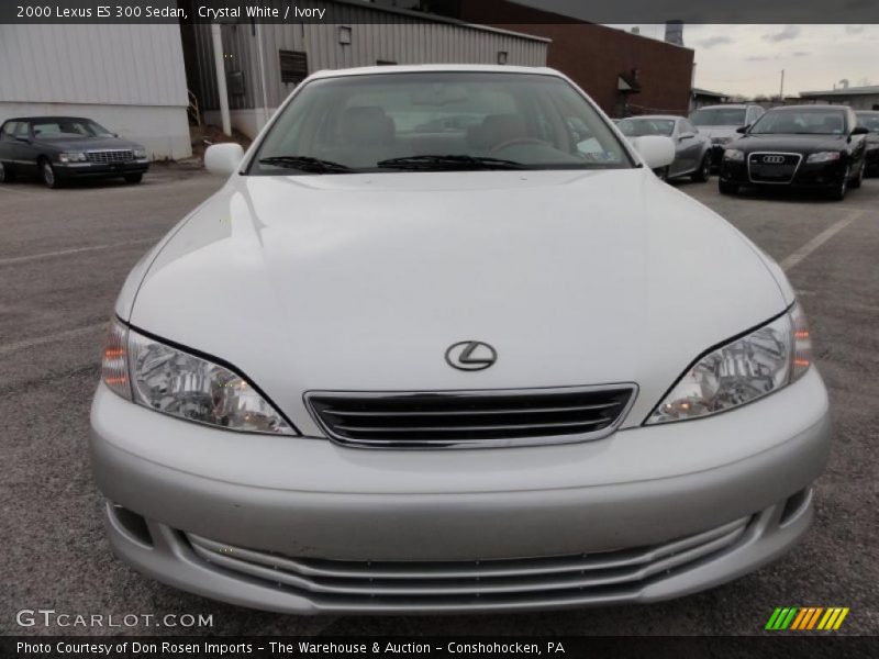 Crystal White / Ivory 2000 Lexus ES 300 Sedan