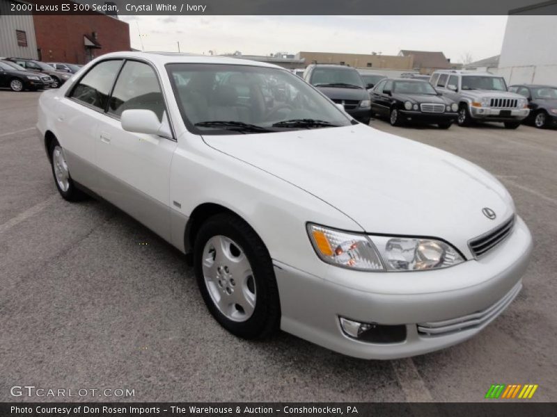Crystal White / Ivory 2000 Lexus ES 300 Sedan