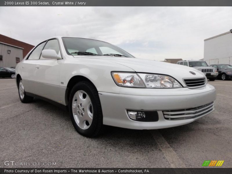 Crystal White / Ivory 2000 Lexus ES 300 Sedan