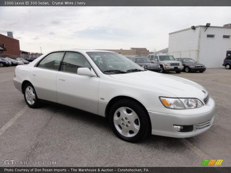 Crystal White / Ivory 2000 Lexus ES 300 Sedan