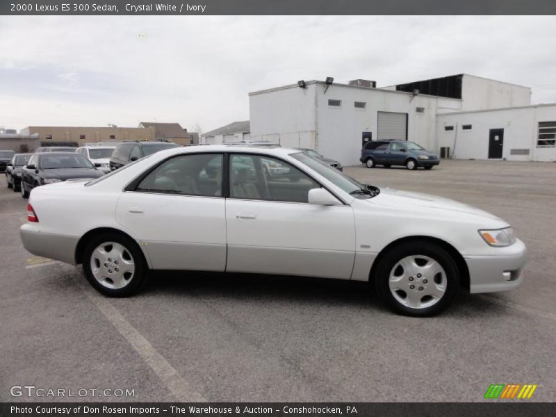 Crystal White / Ivory 2000 Lexus ES 300 Sedan