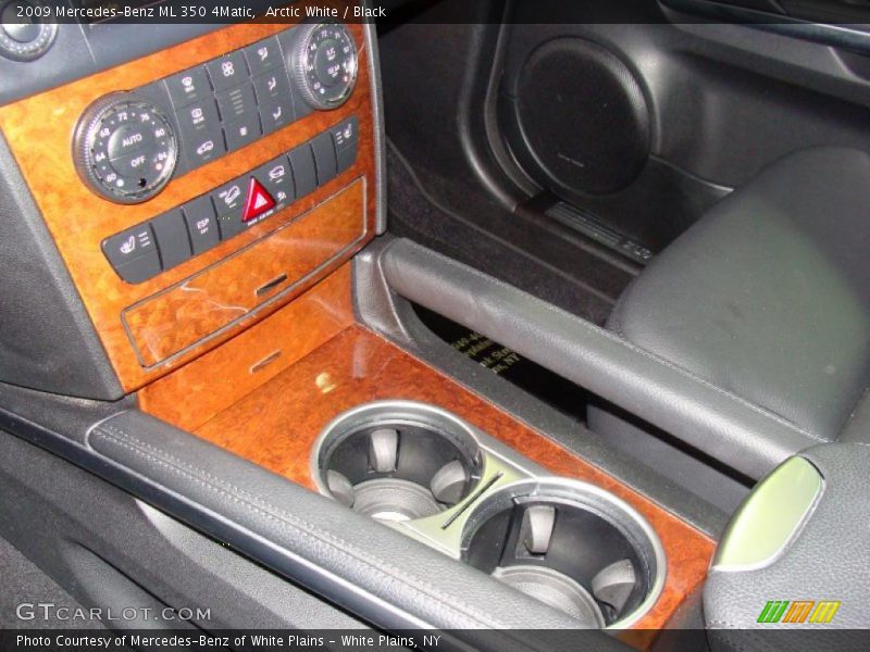 Arctic White / Black 2009 Mercedes-Benz ML 350 4Matic