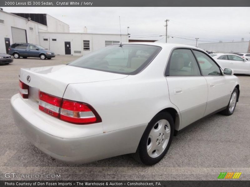 Crystal White / Ivory 2000 Lexus ES 300 Sedan