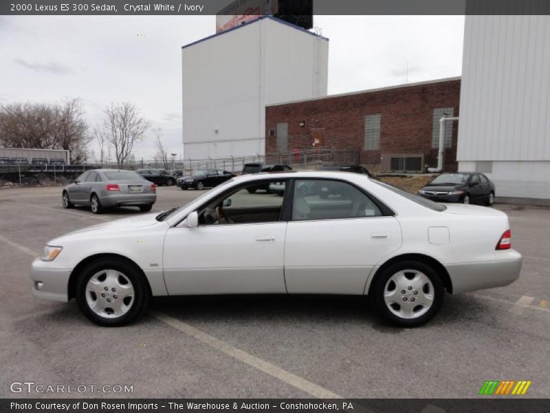 Crystal White / Ivory 2000 Lexus ES 300 Sedan