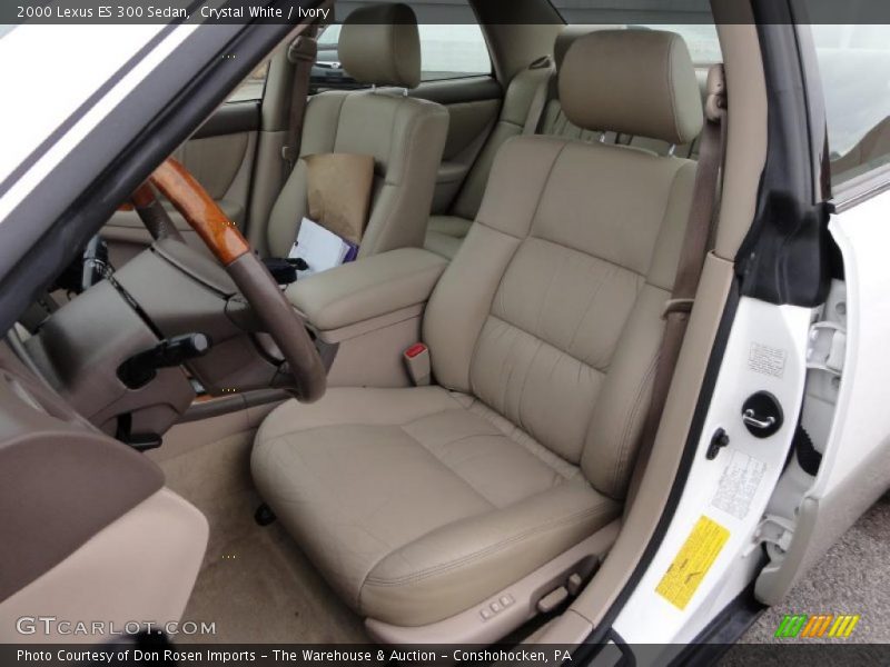 Crystal White / Ivory 2000 Lexus ES 300 Sedan