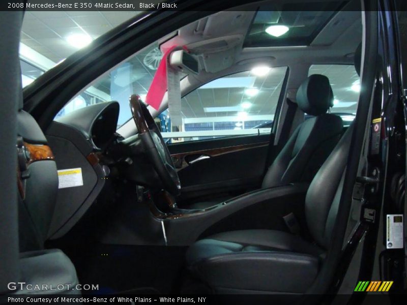 Black / Black 2008 Mercedes-Benz E 350 4Matic Sedan