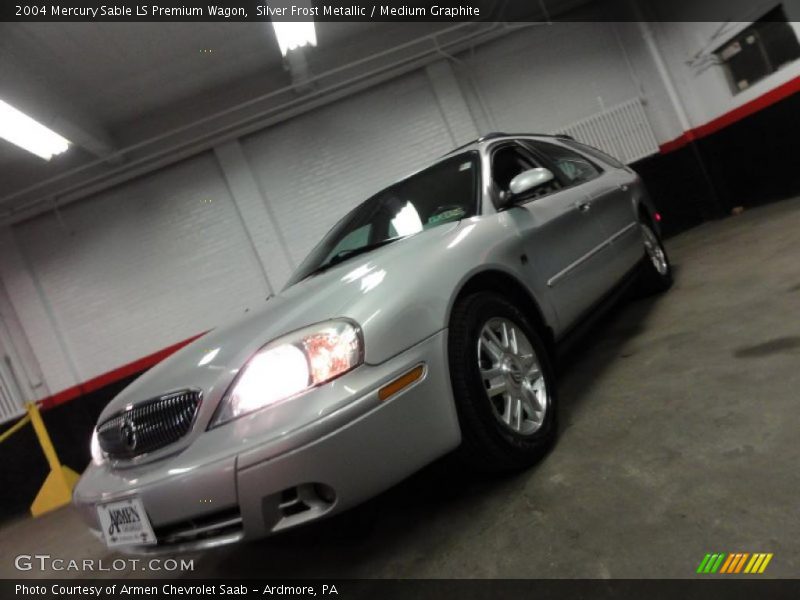 Silver Frost Metallic / Medium Graphite 2004 Mercury Sable LS Premium Wagon