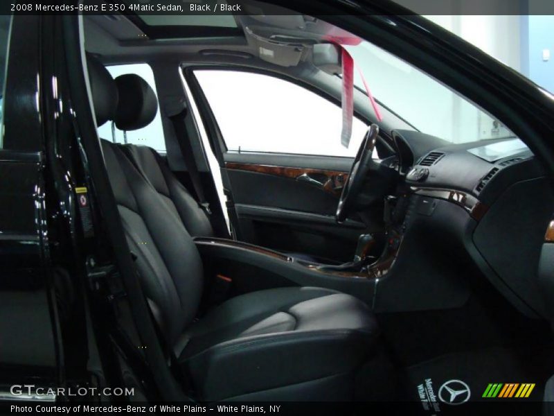 Black / Black 2008 Mercedes-Benz E 350 4Matic Sedan