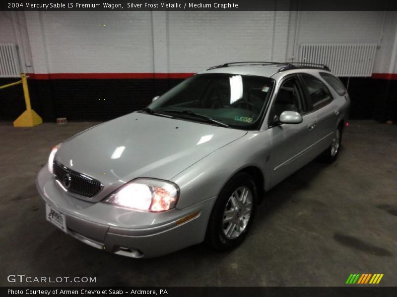 Silver Frost Metallic / Medium Graphite 2004 Mercury Sable LS Premium Wagon