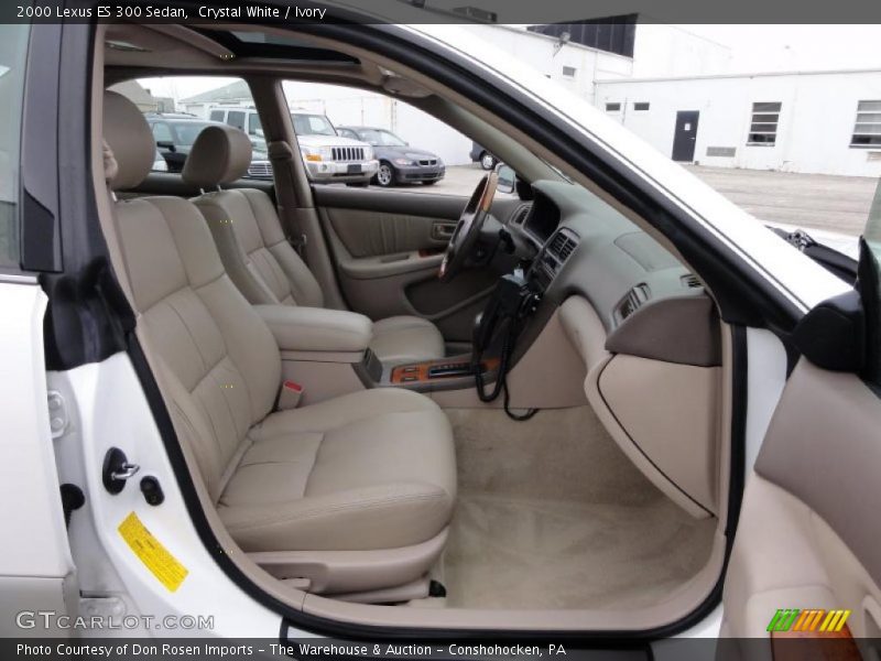 Crystal White / Ivory 2000 Lexus ES 300 Sedan