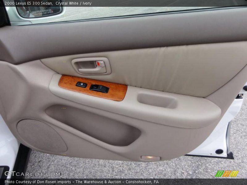 Crystal White / Ivory 2000 Lexus ES 300 Sedan