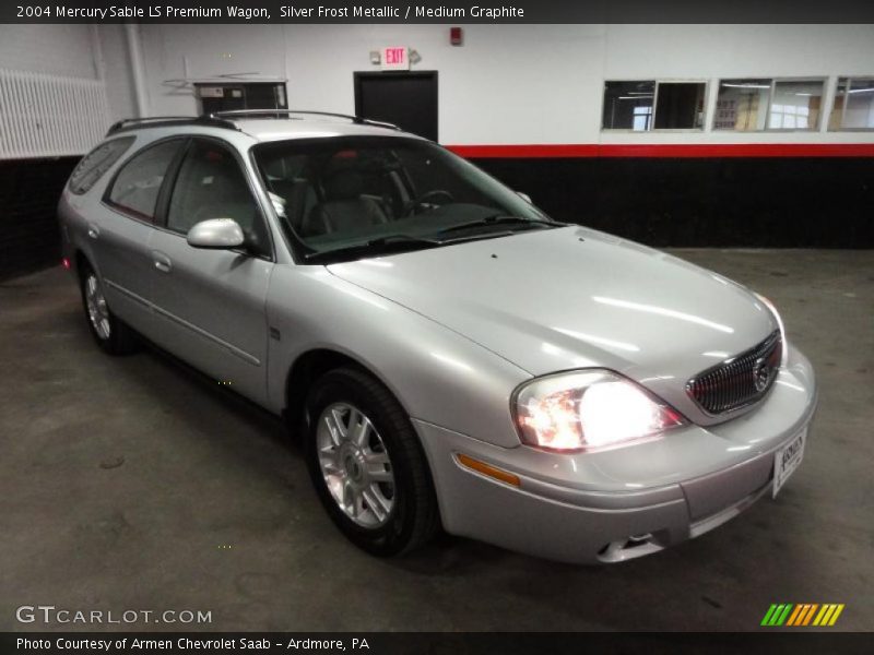 Silver Frost Metallic / Medium Graphite 2004 Mercury Sable LS Premium Wagon