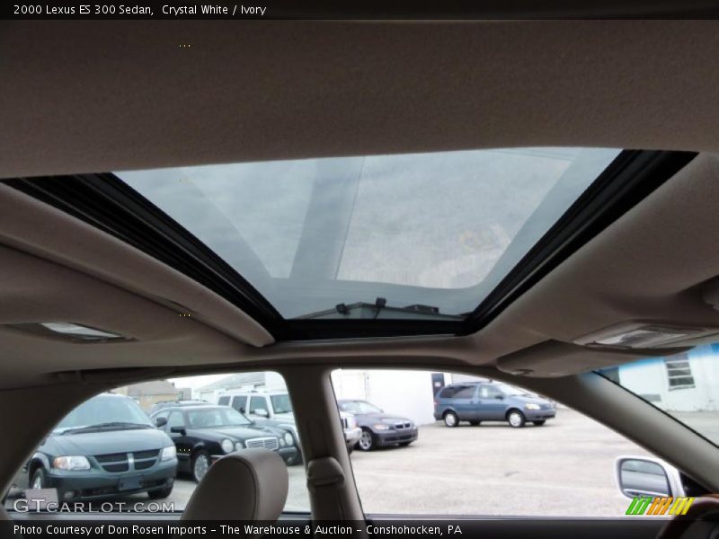 Crystal White / Ivory 2000 Lexus ES 300 Sedan