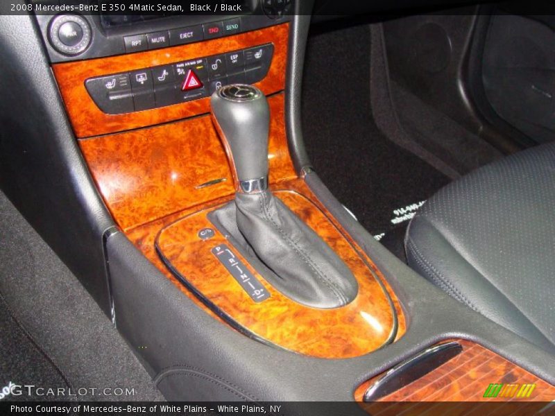 Black / Black 2008 Mercedes-Benz E 350 4Matic Sedan
