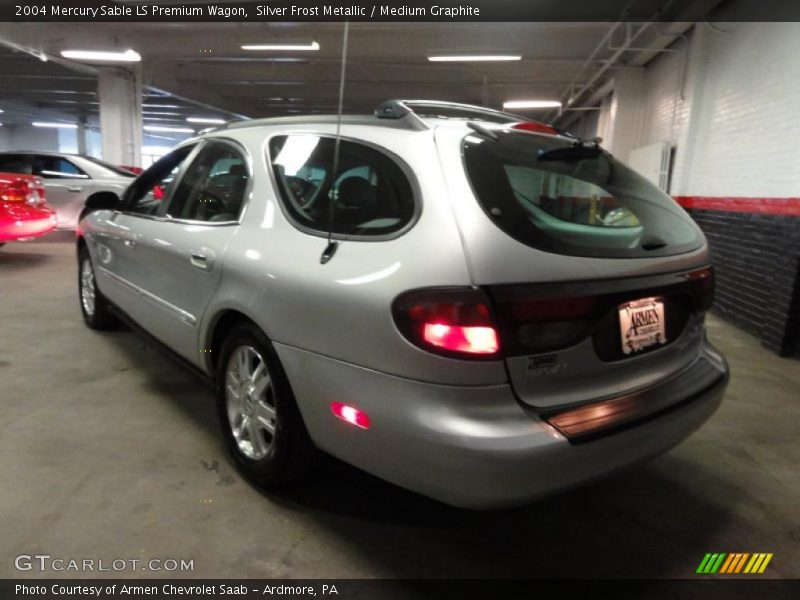 Silver Frost Metallic / Medium Graphite 2004 Mercury Sable LS Premium Wagon