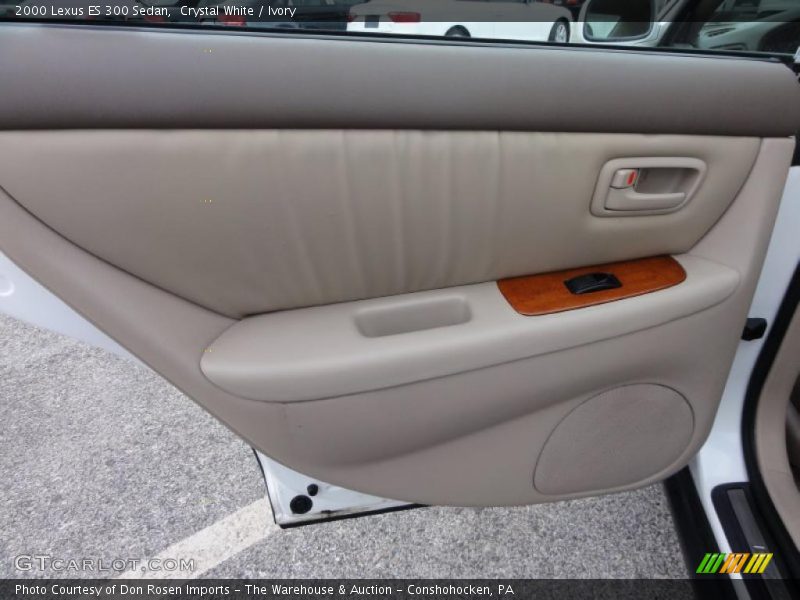 Crystal White / Ivory 2000 Lexus ES 300 Sedan