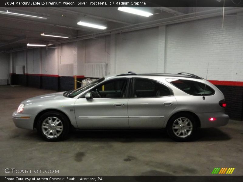 Silver Frost Metallic / Medium Graphite 2004 Mercury Sable LS Premium Wagon