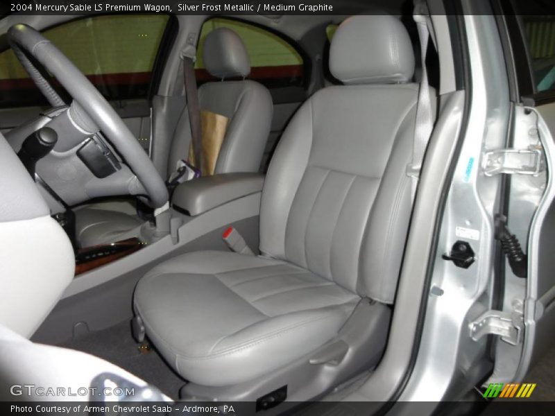 Silver Frost Metallic / Medium Graphite 2004 Mercury Sable LS Premium Wagon