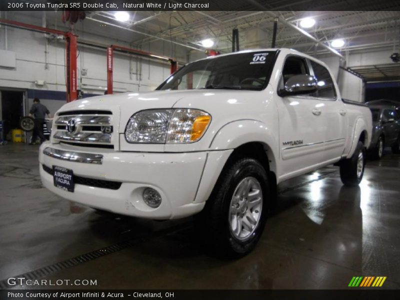 Natural White / Light Charcoal 2006 Toyota Tundra SR5 Double Cab