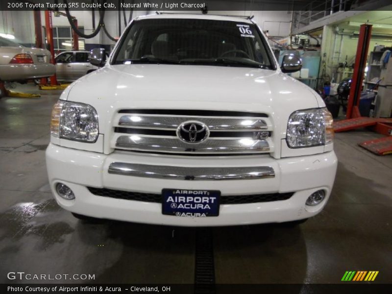 Natural White / Light Charcoal 2006 Toyota Tundra SR5 Double Cab