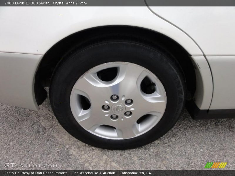 Crystal White / Ivory 2000 Lexus ES 300 Sedan