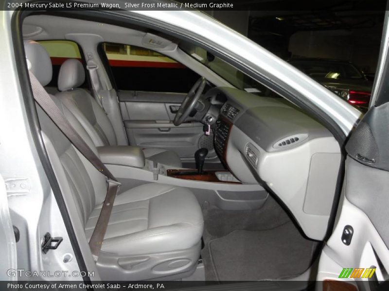 Silver Frost Metallic / Medium Graphite 2004 Mercury Sable LS Premium Wagon