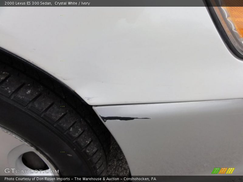 Crystal White / Ivory 2000 Lexus ES 300 Sedan