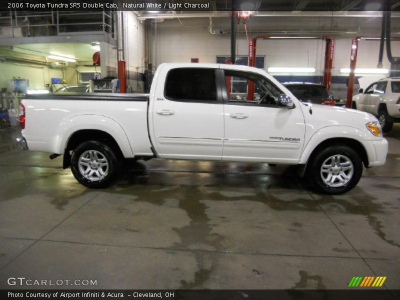 Natural White / Light Charcoal 2006 Toyota Tundra SR5 Double Cab