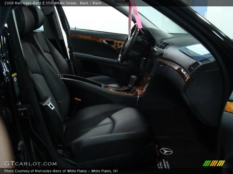 Black / Black 2008 Mercedes-Benz E 350 4Matic Sedan
