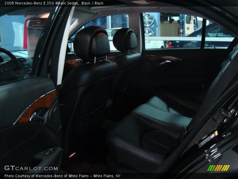 Black / Black 2008 Mercedes-Benz E 350 4Matic Sedan