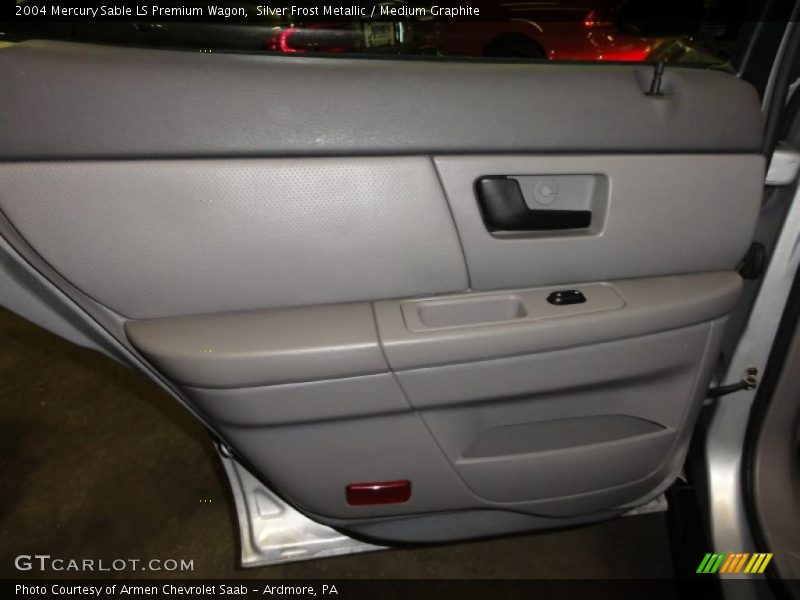 Silver Frost Metallic / Medium Graphite 2004 Mercury Sable LS Premium Wagon