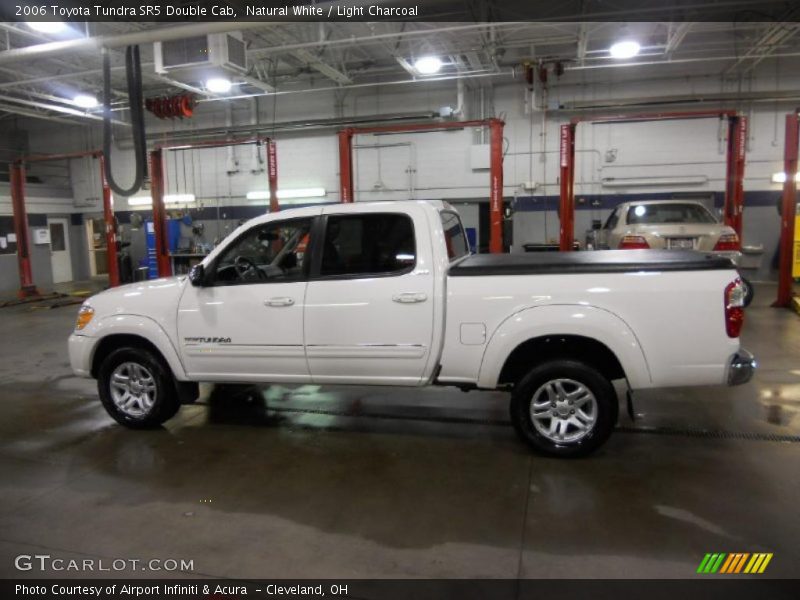 Natural White / Light Charcoal 2006 Toyota Tundra SR5 Double Cab