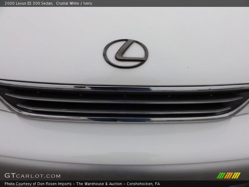Crystal White / Ivory 2000 Lexus ES 300 Sedan