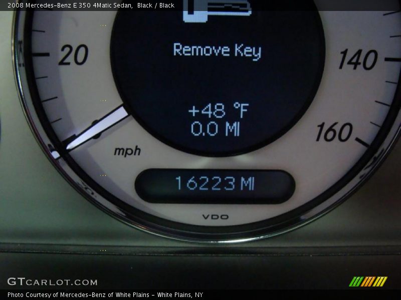 Black / Black 2008 Mercedes-Benz E 350 4Matic Sedan