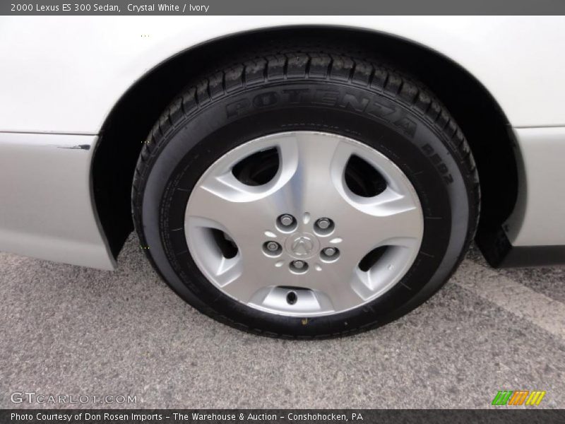Crystal White / Ivory 2000 Lexus ES 300 Sedan