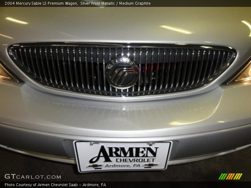 Silver Frost Metallic / Medium Graphite 2004 Mercury Sable LS Premium Wagon