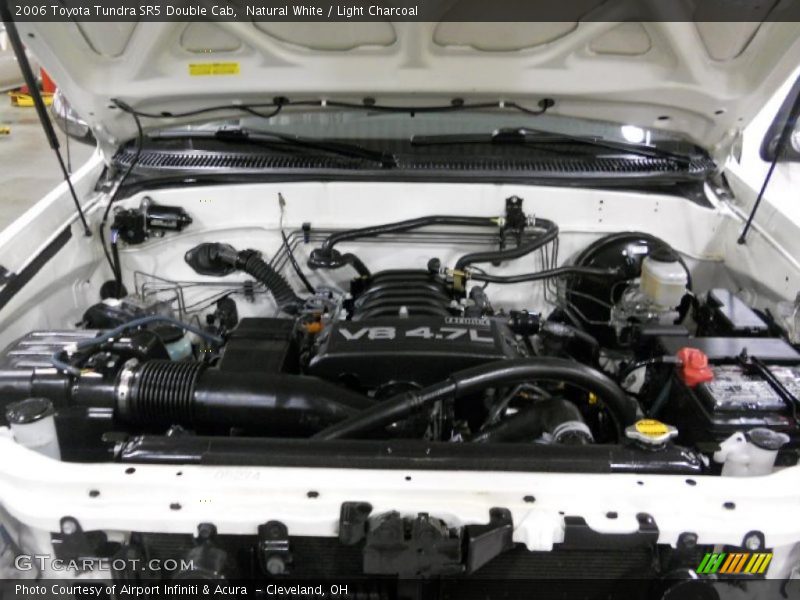 Natural White / Light Charcoal 2006 Toyota Tundra SR5 Double Cab