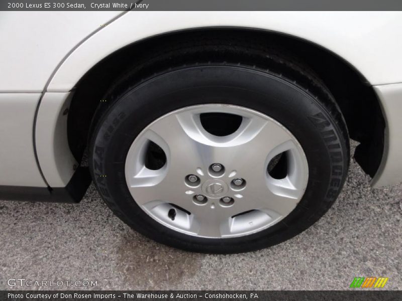 Crystal White / Ivory 2000 Lexus ES 300 Sedan